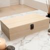 Ätherische Öle Aufbewahrungsbox Holz mit Klappdeckel 45 Fächer Behälter Rechteckig für