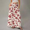 Women's Flowy Maxi Dress Regular Casual Floral Print Summer Bohemian Skirt