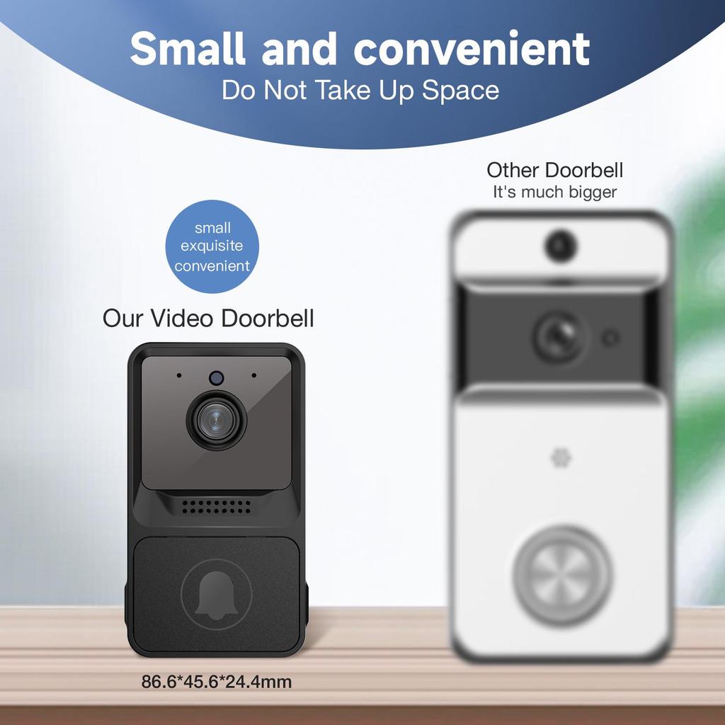 Smart Low-Power Wireless Doorbell with Mobile Remote Control and Visual Monitoring
