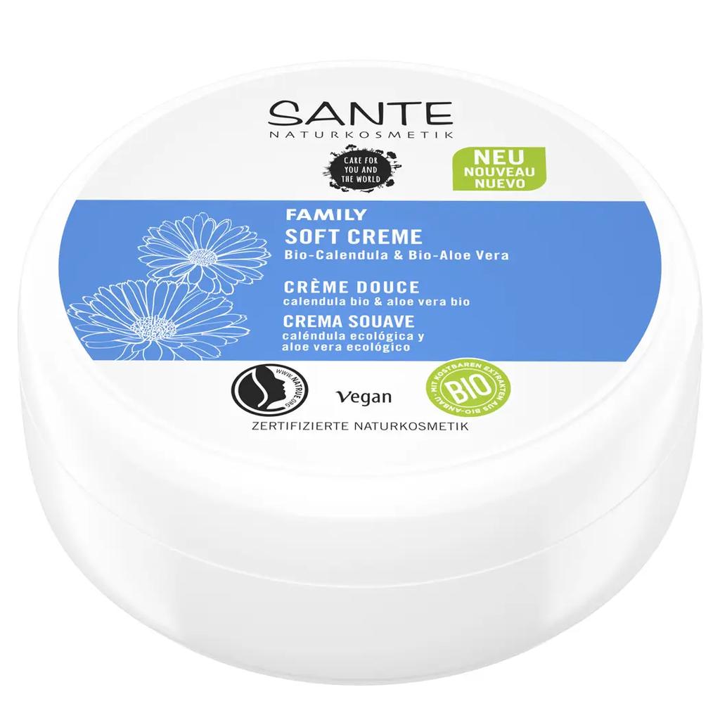 BIO-Creme universelle Feuchtigkeitscreme Soft mit Calendula und Aloe Vera SANTE 150 ml