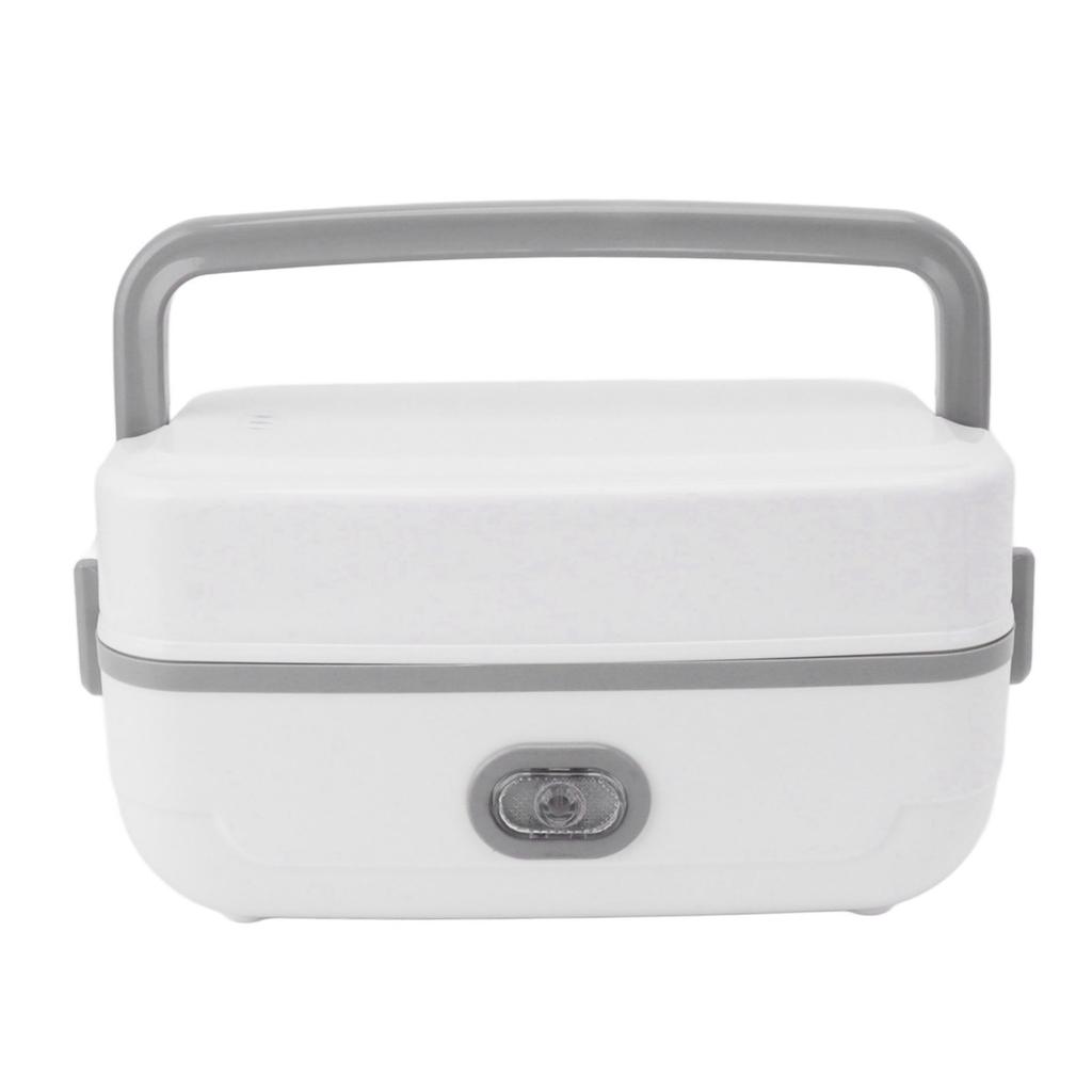 Electric Lunch Box 2 Compartment Fast Heating Stainless Steel Leak Proof Food Heater Warmer for