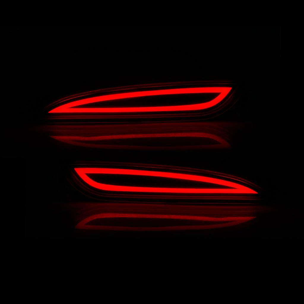 For Mazda CX5 CX-5   LED Rear Bumper Reflector Lights Auto Brake Warning Dynamic Turn Signal Lamps Car Accessories 12V
