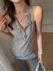 Women's Pure Cotton Large Simple Versatile Camisole Vest