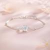 Sakura Bracelet Women's Light Luxury Niche Design Bracelet Hand Jewelry for Girlfriend's Valentine's Day Birthday Gift