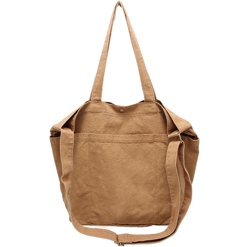 Washing Canvas Bag Women's Old Mori Series Large-capacity Shoulder Bag Series Casual Tote Bag