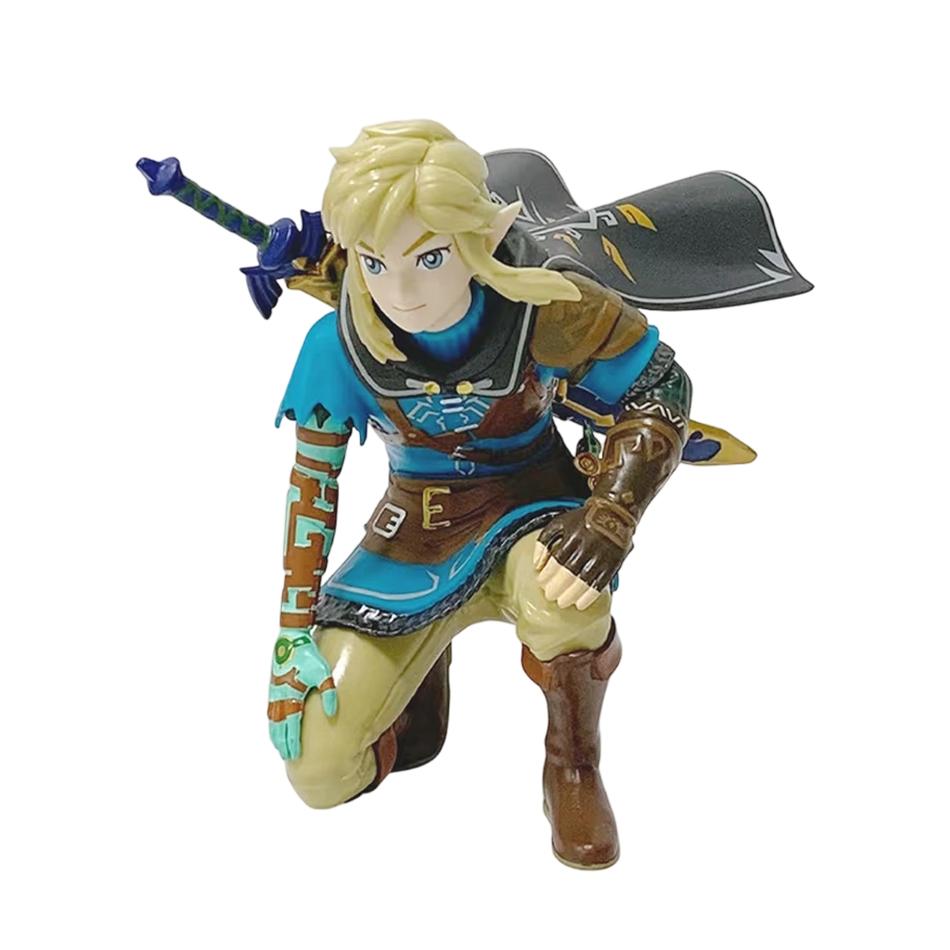 12cm The Legend of Zelda: Kingdom of Tears Action Figure - Link & Princess Zelda Anime PVC Model - Desktop Decoration Collectible Toys