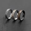 Verstellbarer Offener Ring Paare Vintage Design Beschichtet Geometrisch Floral Band Unisex Schmuck