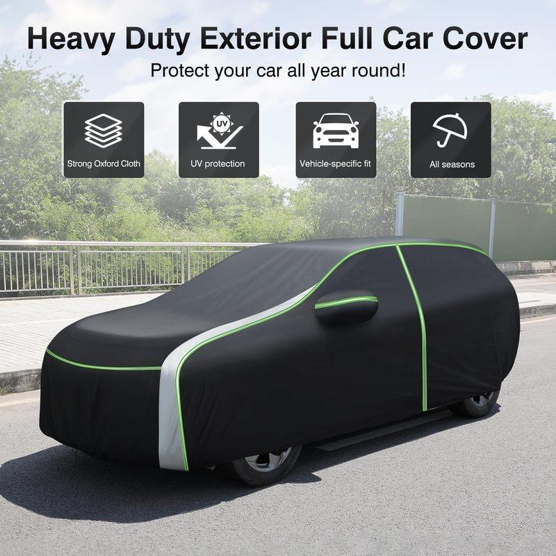 

Universal SUV Car Cover for Toyota RAV4 1994-2026, Waterproof Oxford with Zipper & Reflective Strips