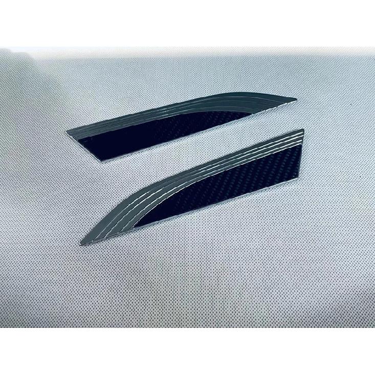 For HONDA VEZEL HR-V   Car Accessories ABS Chrome Leaf Board Decoration On Shark Gills