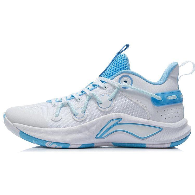 Li Ning Speed Team Textile, Synthetic Leather Cushioning Slip Resistant Abrasion Resistant Rebound Low top ABPR045-4