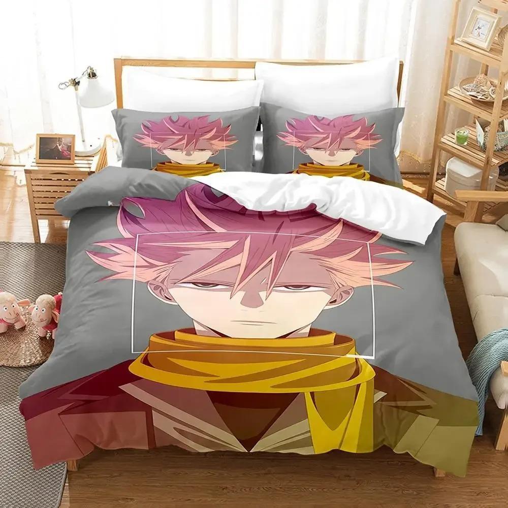 New IDINVADED Bedding Set Single Twin Full Queen King Size Bed Set Adult Kid Bedroom Duvet Cover Sets 3D Anime Bed Sheet Set