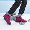 Fashion 2025Men's Sneakers Warm Cotton Zipper Snow Ankle Boots Casual Shoes Designer Shoes Waterproof Snow Boots Mid-top Snow Boots