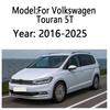 For Volkswagen Touran 5T 2016-2025 Window Door Visor Vent Awning Sun Rain Wind Guard Cover Deflector Weathershield Accessories