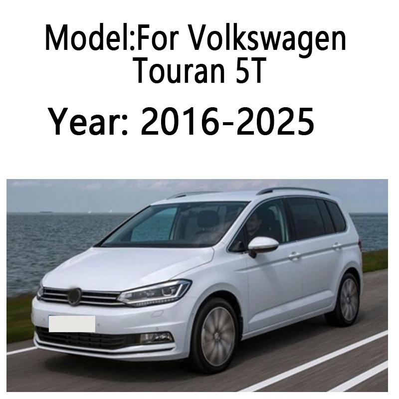 For Volkswagen Touran 5T 2016-2025 Window Door Visor Vent Awning Sun Rain Wind Guard Cover Deflector Weathershield Accessories