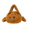 Capybara Plush Crossbody Bag - Cute Cartoon Doll Storage Bag