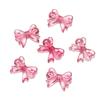 TX14 20Pcs/Lot 14x18mm New Exquisite Bowknot Transparent Spacer Beads DIY Pendants Necklace Bracelet Jewelry Trend Accessories