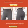 Women's High-Waisted Lambswool Cotton Fleece-Lined Winter Leggings, Extra Thick Warm Plus Size Pants