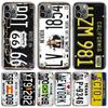 License New York Plate Number For iPhone 17 Air 16 15 14 Plus 13 Mini 12 11 Pro Max Phone Case 16E 7 Print 8 SE Fundas Cover Sof