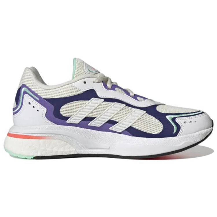 Adidas Sn 1997 Comfortable Versatile Fabric Durable Breathable Low-Top Casual Running Shoes Women sneaker White Purple GW2736