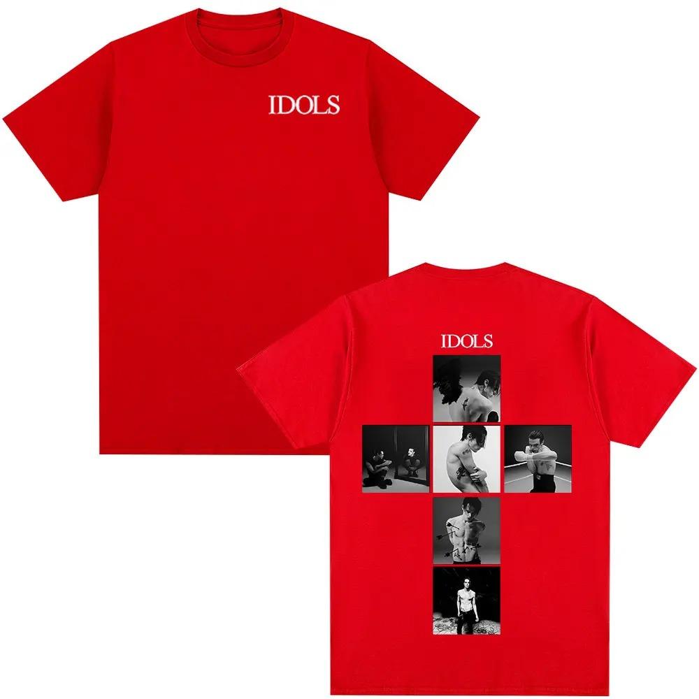 Yungblud IDOLS New Album World Tour TShirt Unisex Hip Hop Short Sleeve Loose Casual Fashion Women And Unisex Tshirts