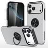 Magnetischer Ringhalter Handyhülle für iPhone 17 Air 16E 16 15 14 13 Mini Pro Max Plus mit Ständer Kunststoff Hart Stoßfeste Hülle