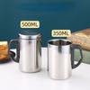 Large capacity  Thermos Cup 500ml Vacuum Flasks Portable Stainless Steel Thermos Cup Water Bottle Travel Tea Mug Office Thermos Cup