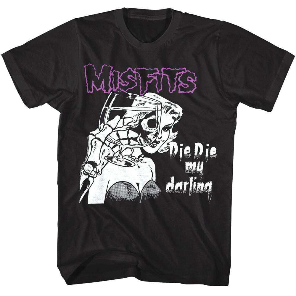 Misfits Die My Darling Drink Men T Shirt Song Punk Rock Band Concert Tour S