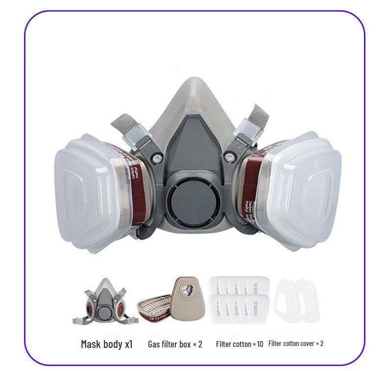 6200 Protective Respirator for Pesticide, Spray Paint, Chemical, Firefighting, and Formaldehyde