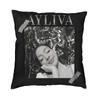 Custom Germany Ayliva Singer And Musician Cushion Cover Double Side Print Throw Pillow Case for Sofa Pillowcase Home Decorative