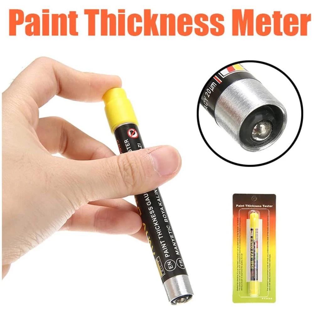 NEW Automotive Paint Film Tester Coating Thickness Gauge Quick Tester Paint Indicate Meter Test Tip With Magnetic Crash