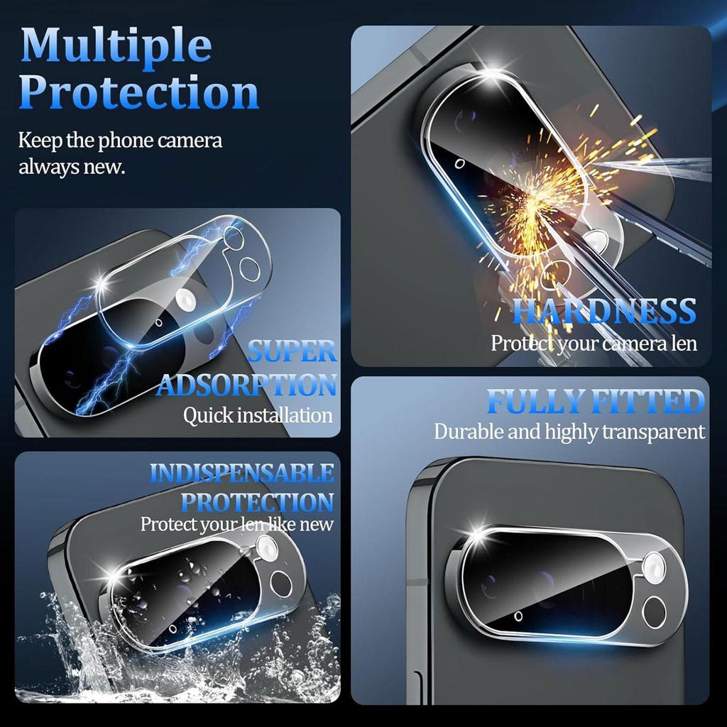XDcase HD Integrated Tempered Glass Camera Lens Protector For Google Pixel 10 Pro Fold /Pixel 10 Pro XL /Pixel 10 Pro/Pixel 10