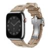 Original Soft Rubber Strap for Apple Watch Band 49mm 45mm 41mm 44mm 42mm 38mm Metal Buckle Bracelet for IWatch