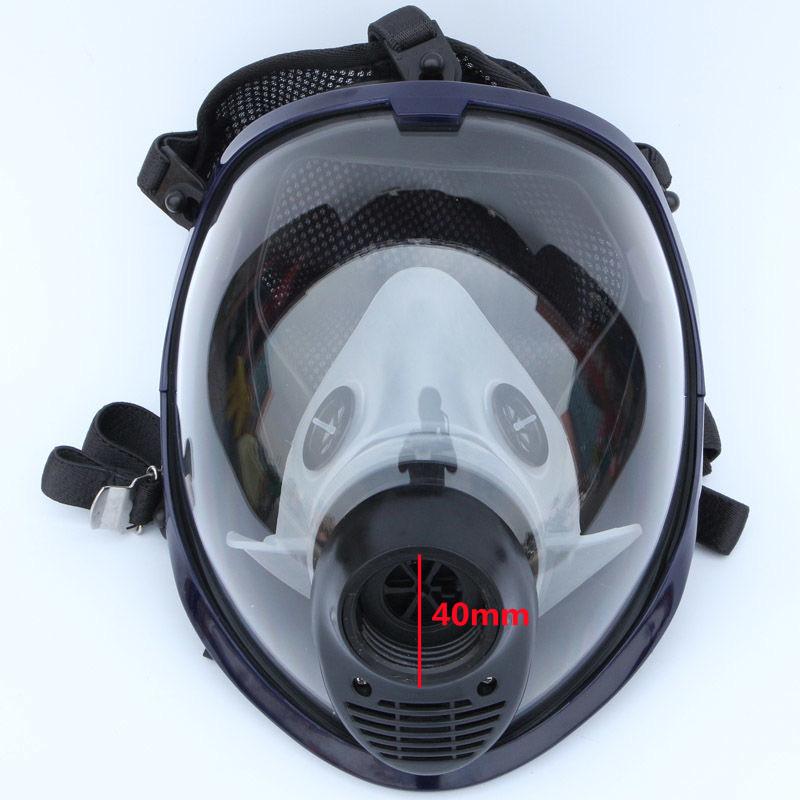 Chemische Sicherheitsfarbe Sprühfarbe 6800 Vollgesichts-Arbeitsatemmaske mit Filter 40mm