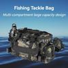 Adjustable Waist Pack for Fishing Waterproof Tackle Bag with Rod Holders - Splash Proof Lure Organizer Crossbody Storage -30°C Cold Proof