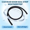 1Pair Car Rear Door Seal 1090509-00-D 1090508-0-D For Tesla Model 3 2017- Door Sealing Rubber Waterproof Strips