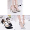 Fashion Womens High Heel Sandals With Buckle Strap For Summer Casual Wear