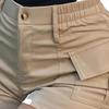 2025 New Style Women's High-Waisted Button Street Cargo Shorts