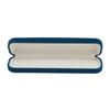 Velvet Jewelry Gift Box Case Soft Lining Luxurious Fashionable Jewelry Storage Case for Proposal Blu