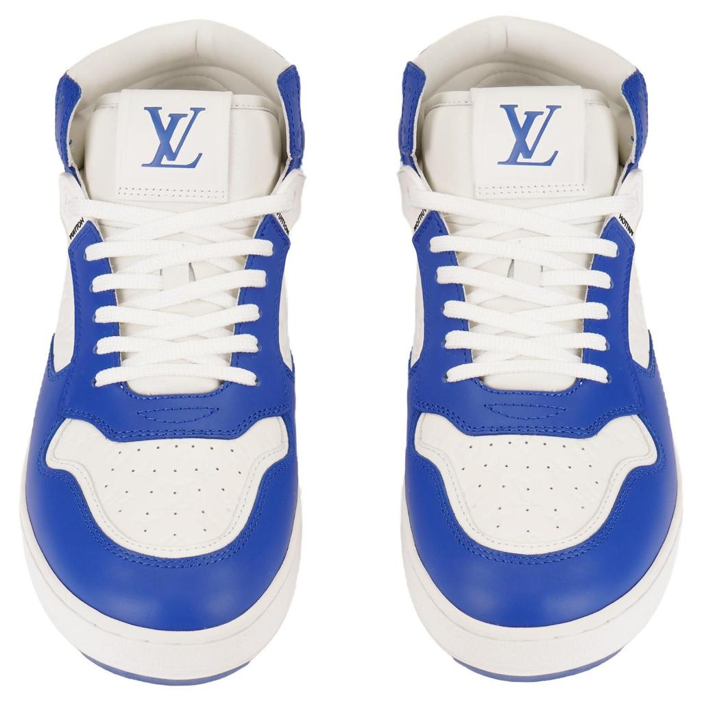 LOUIS VUITTON Stadium Mid top Skateboard Shoes Women's Blue 1ADCOP