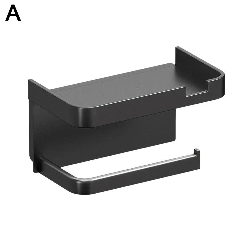 Настенный держатель для туалетной бумаги нержавеющая утолщенная пластиковая полка для хранения для ванной комнаты кухни держатель для рулона туалетной бумаги 748₽