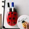 Cute Ladybug Magnetic Storage Box, Dual-Use Pen & Eraser Holder, Whiteboard Organizer for Home Office & Christmas Gifting