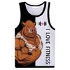 Summer Printed Tank Top for Men, Fitness Tank Top, Casual Quick-drying Sports Tank Top