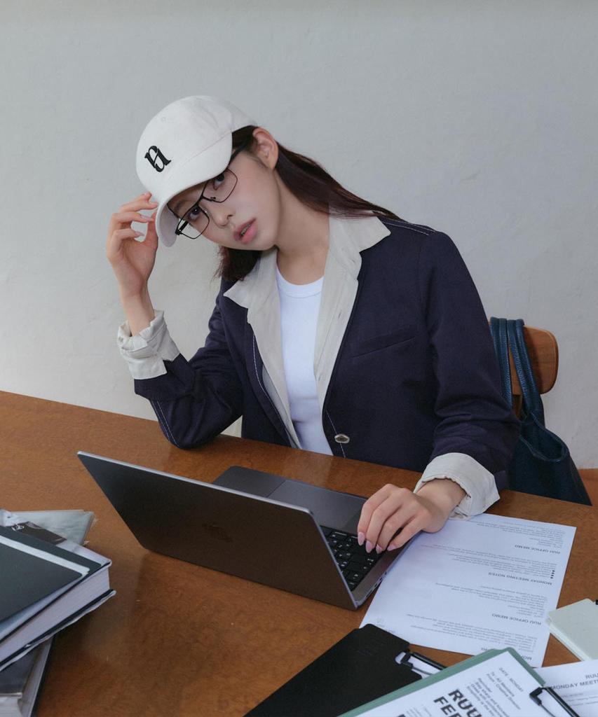 Luseoul Signature Basic Ball Cap Ivory