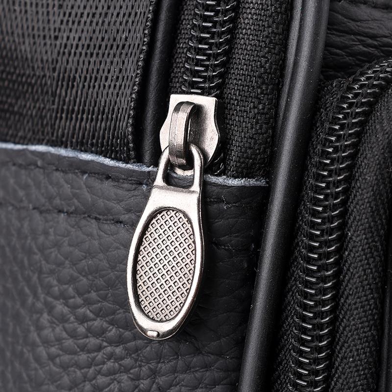 Vintage Leder Umhängetasche für Herren – Klassische Messenger Crossbody Tasche für Business Casual & Reisegebrauch