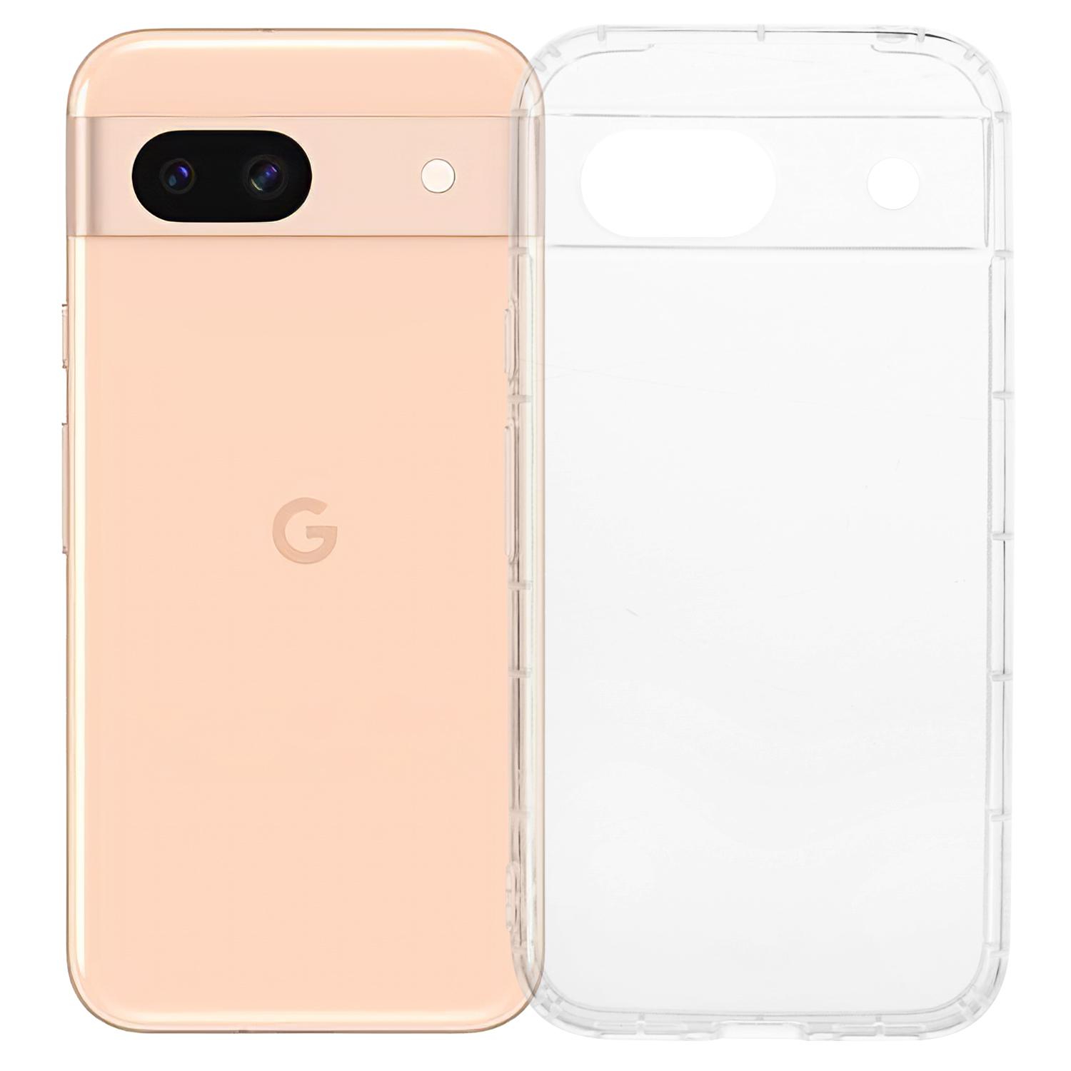 

For Google Pixel 8a High Transparency TPU Phone Cover Airbag Protection (Precise Lens Hole) A