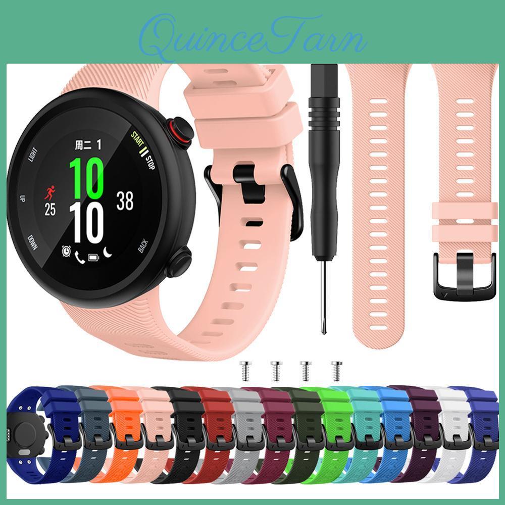 Strap Watchband Wristband Tool With For Garmin Forerunner 45 45s Garmin Swim 2 Silicone Replacement Smartwatch Strap Accessories