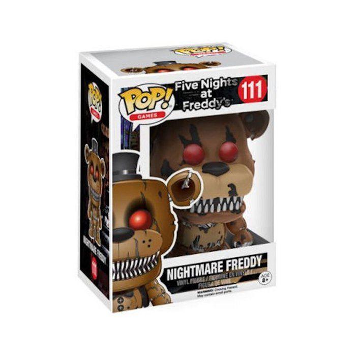 Figurine - funko - five nights at freddy's - nightmare freddy - 9,5 cm - sous licence officielle