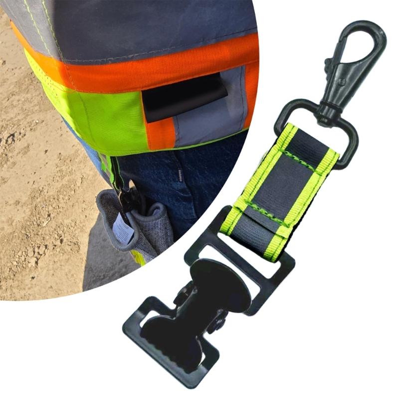Feuerwehrhandschuh-Clip-Riemen Einfach zu montieren Reflektierender Handschuhhalter-Riemen für den Feuerwehreinsatz