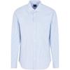 Fitted Striped Long Sleeve Shirt Men Shirts Blue 6DZC36-ZN5VZ-55KD