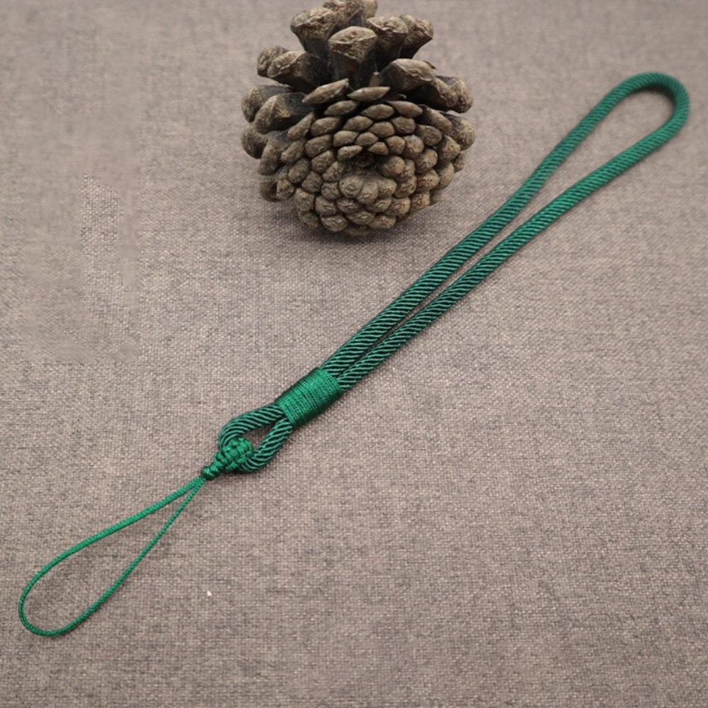 Simple Short Wrist Rope Handmade Phone Case Keychain Braided Rope Phone Lanyard  Phone Accessories